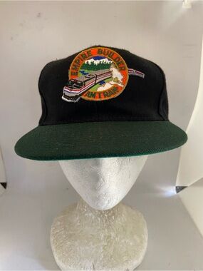 Vintage empire builder amtrak OTTO Black Baseball Cap SnapBack trucker hat